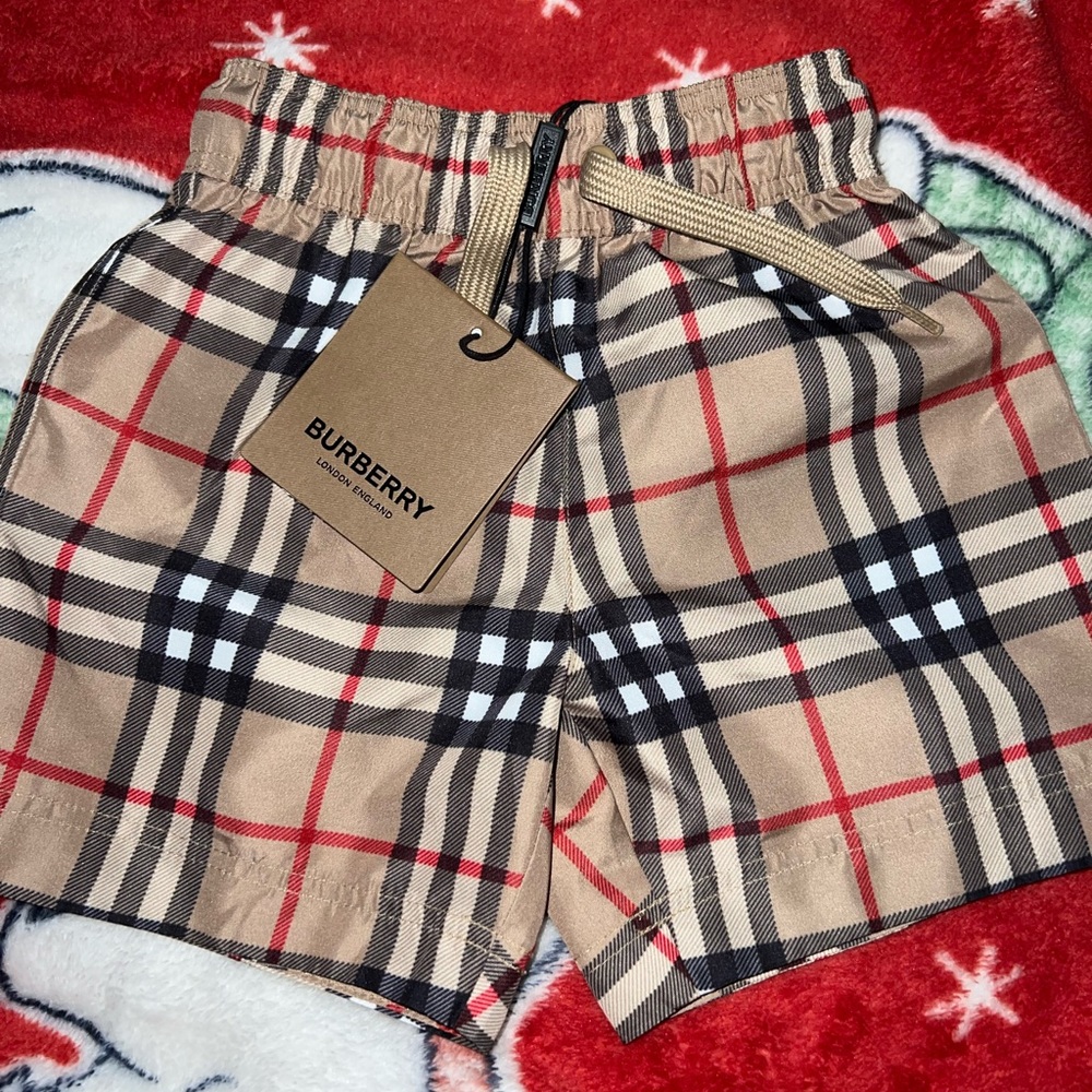 Baby Burberry Swimming Trunk